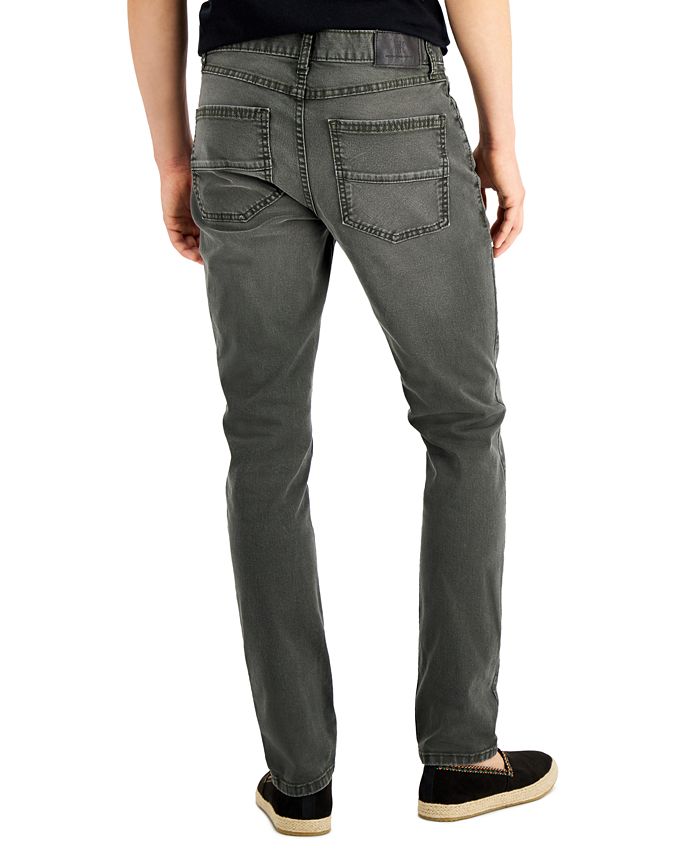 INC International Concepts Men's Olive Skinny-Fit Jeans, Created for ...