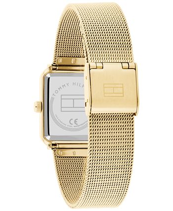 Tommy Hilfiger - Women's Gold-Tone Mesh Bracelet Watch 21mm