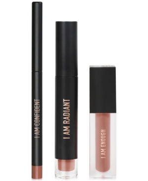 Realher 3-pc. Lip Set In Take On The World (brown Nude)