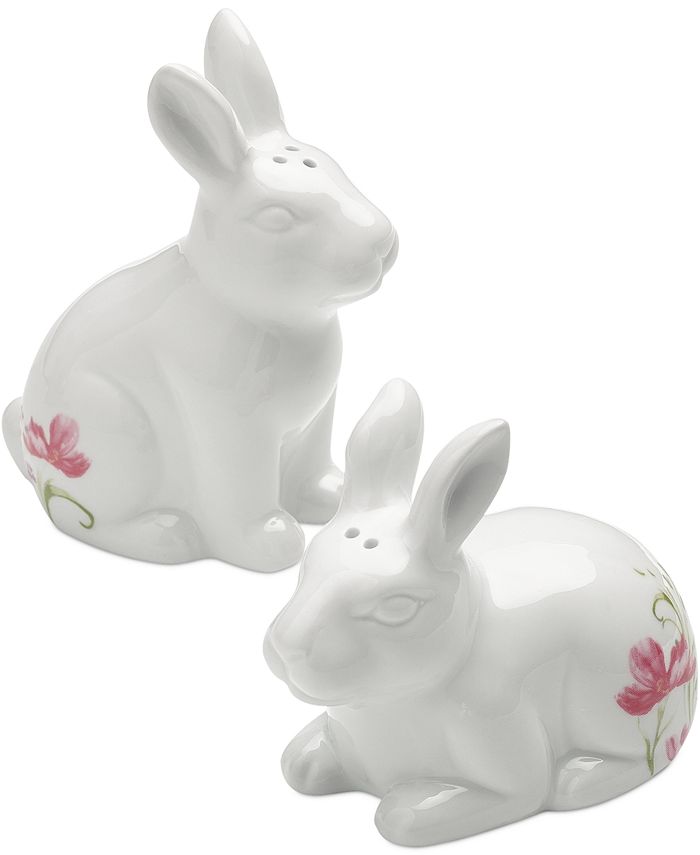 Martha Stewart Collection Easter Figural Bunny Salt & Pepper Set