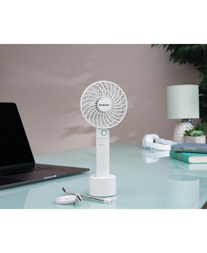 Brookstone Rechargeable Fan with Power Bank Macy