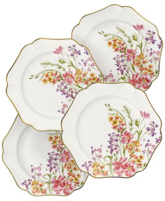 Martha Stewart Collection - Easter Floral Salad Plates, Set of 4
