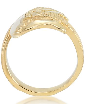 Andrew Charles by Andy Hilfiger - Men's Guitar Ring in Yellow Ion-Plated Stainless Steel