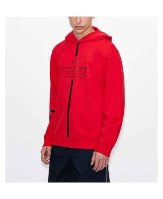 armani exchange red sweatshirt