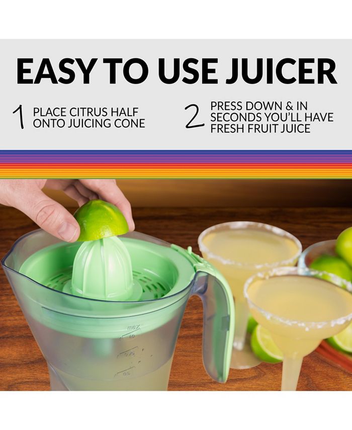 Nostalgia Taco Tuesday TTLJ3LG Electric Lime Juicer Margarita Kit Macy's