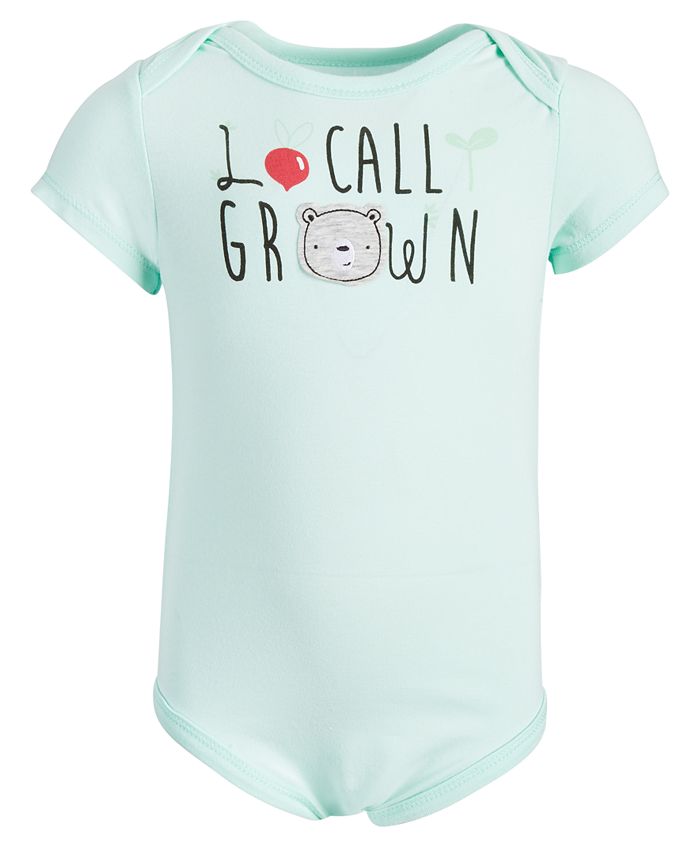 First Impressions Baby Boys Bear Bodysuit, Created for Macy's Macy's