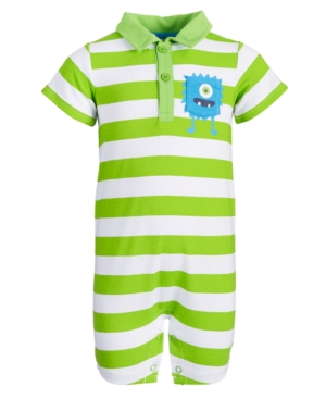First Impressions Baby Boys Monster Pocket Cotton Sunsuit Created for Macy's