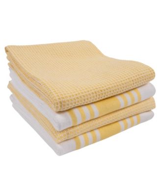 Madison Waffle Kitchen Towel Set of 4 Macy s