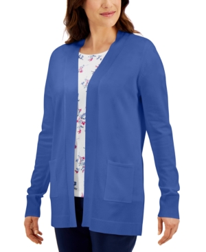Karen Scott Open-Front Cardigan Created for Macy's