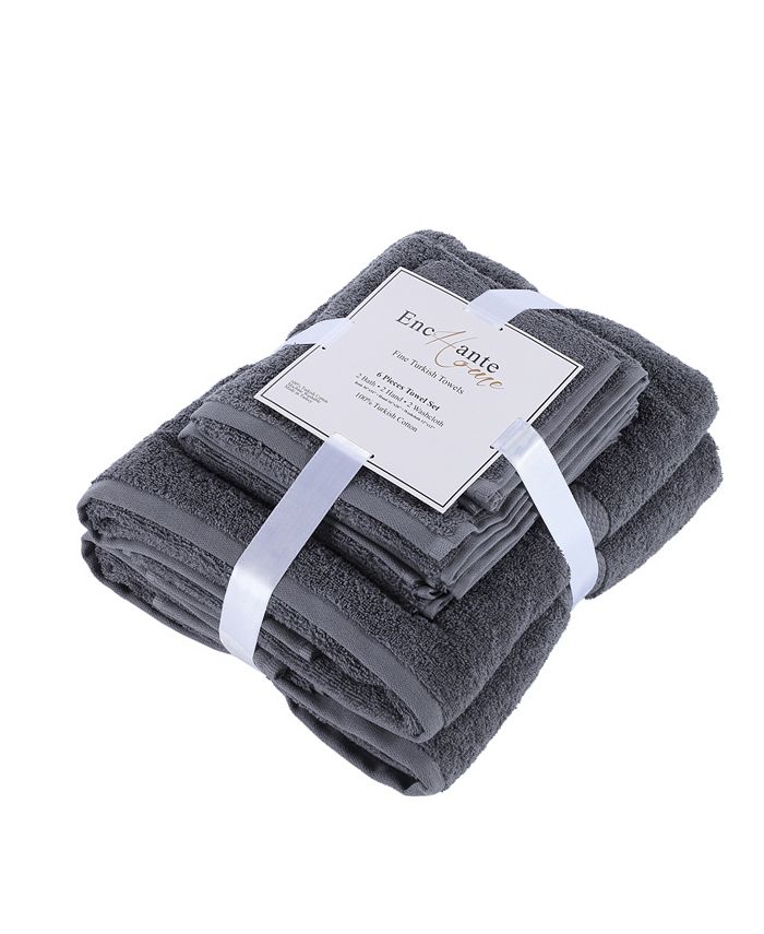 Enchante Home Gracious 6-piece Turkish Cotton Bath Towel Set - 8624918