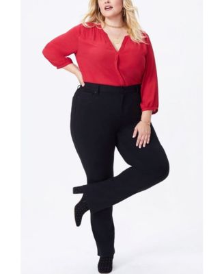 cheap plus size black pants