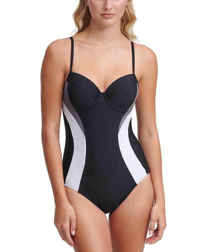 Classy and Chic Onc Piece Swimsuit with tummy control