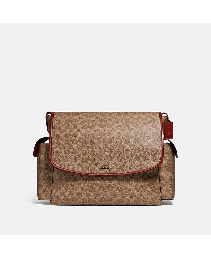 Coach diaper bag macys deals