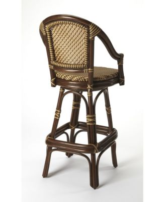 Renata Rattan Bar Stool