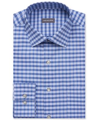 Van Heusen Men's Stain Shield Regular Fit Stretch Dress Shirt - Macy's