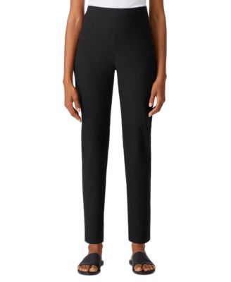 Eileen Fisher - High-Waist Slim Ankle Pants