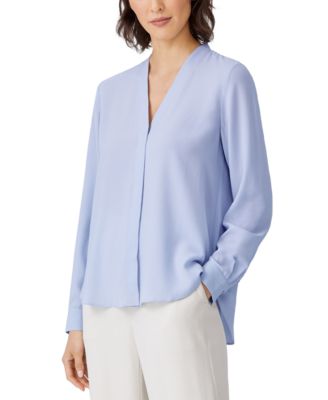 macys silk blouses