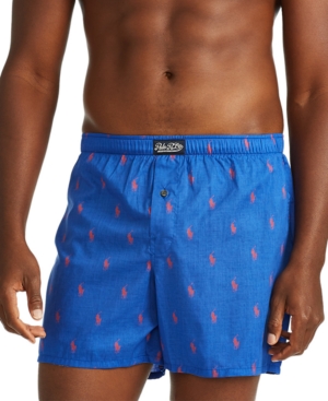 Polo Ralph Lauren Men's Allover Pony Player Woven Boxers