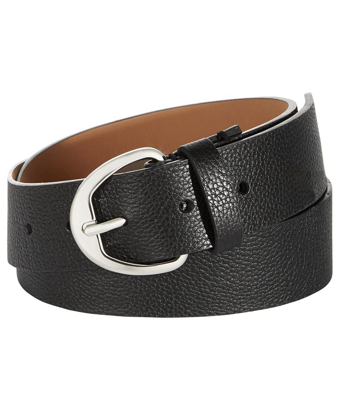 Michael Kors 38 MM Pebble Leather Belt & Reviews - Belts - Handbags ...