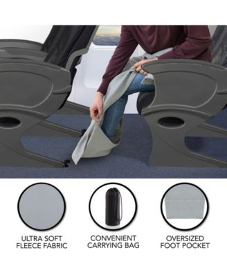 Brookstone Travel Blanket with Foot Pocket