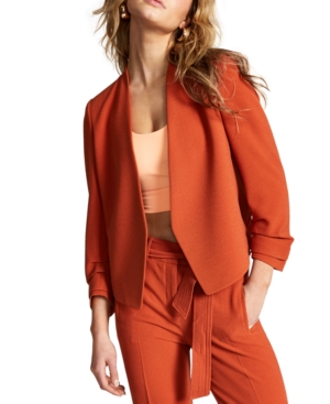 Bar Iii Ruched-Sleeve Jacket Created for Macy's
