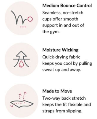 Women's Plus Size Magic Lift Seamless Sport Bra 1006