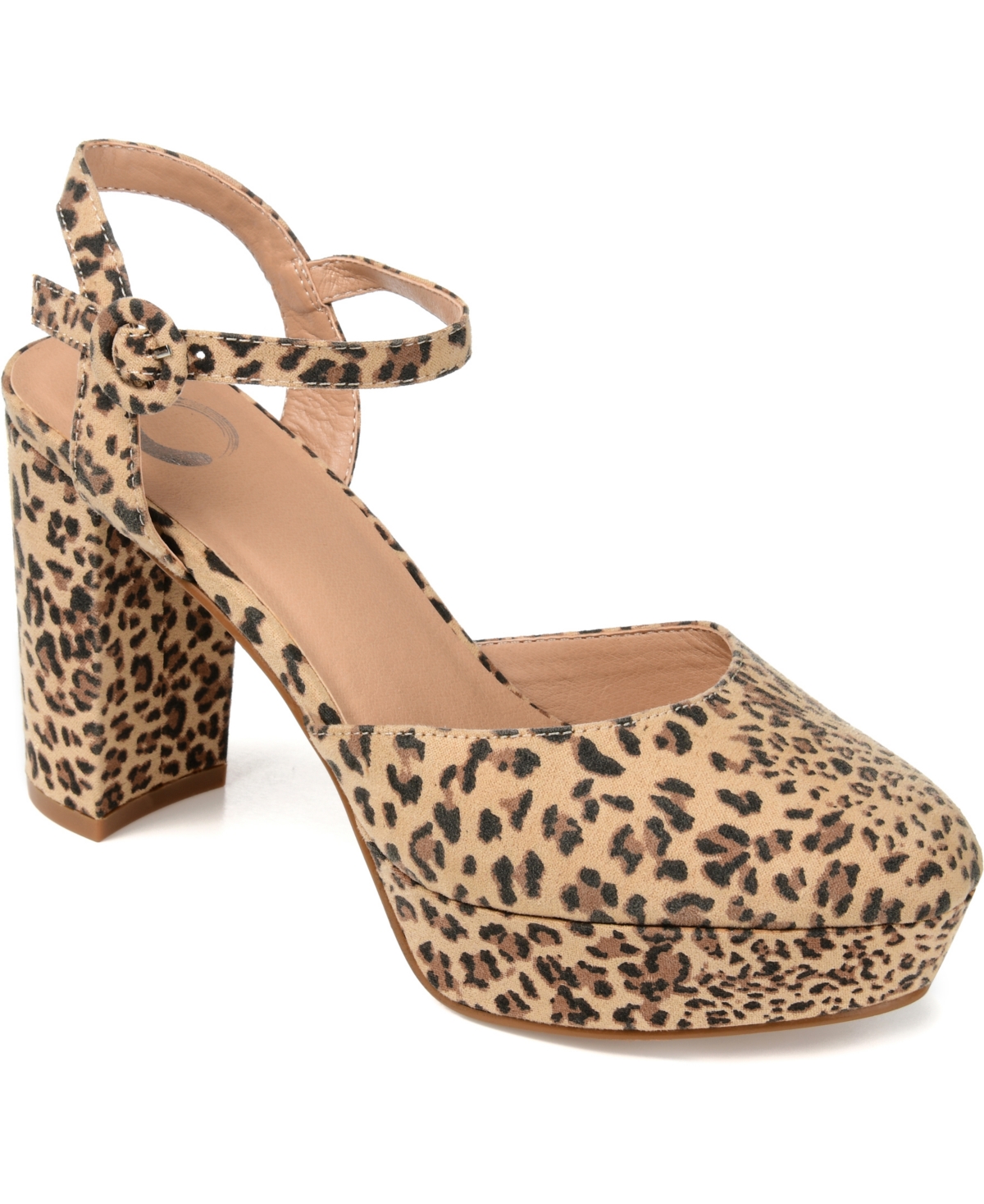 Journee Collection Women's Roslynn Platform Block Heel Dress Pumps