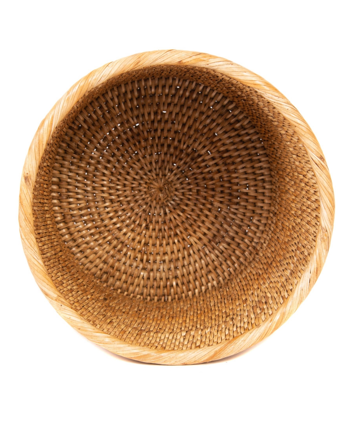 Artifacts Trading Company Artifacts Rattan Petit Round Waste Basket
