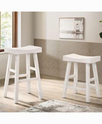 Bora Saddle Bar Stool, Set of 2