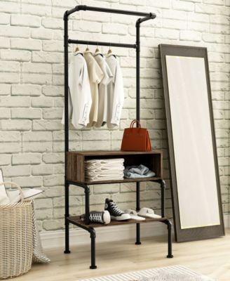Lille Open Shelf Clothes Rack