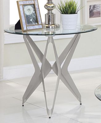 Alta Glass Top End Table