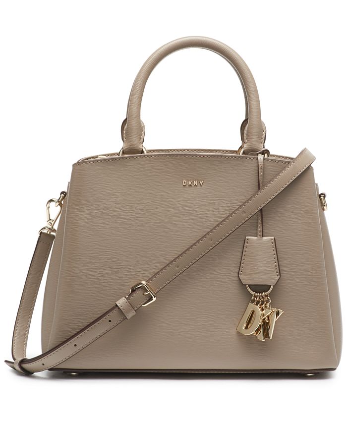 DKNY Leather Paige Medium Satchel & Reviews - Handbags & Accessories ...