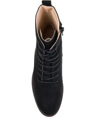 Women's Vienna Lace Up Stacked Heel Booties