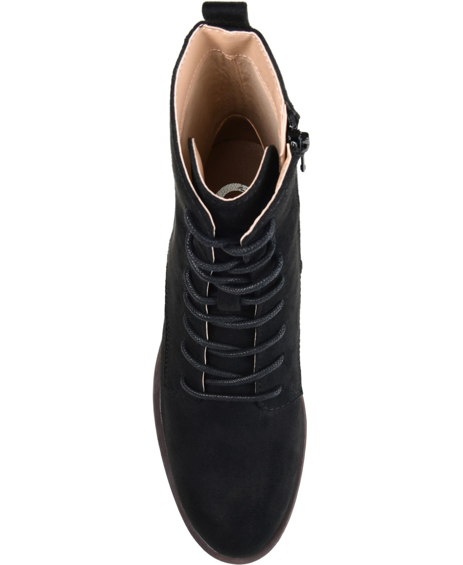 Women's Vienna Lace Up Stacked Heel Booties