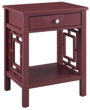 Linon Home Decor Welbury One-Drawer End Table