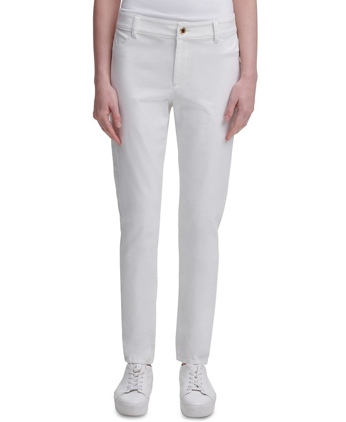 Calvin Klein Stretch Cotton Twill Pants Macy's