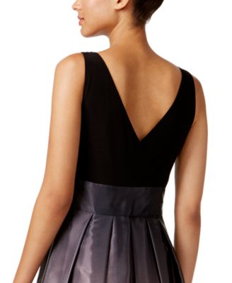 Ombr&eacute; Satin Bow Sash Gown