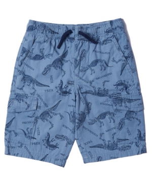 Toddler Boys All Over Print Tie Waist Cargo Shorts