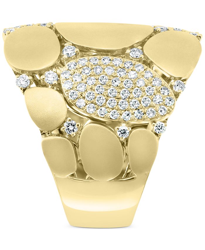 EFFY Collection - EFFY&reg; Diamond Wide Disc Statement Ring (3/4 ct. t.w.) in 14k Gold