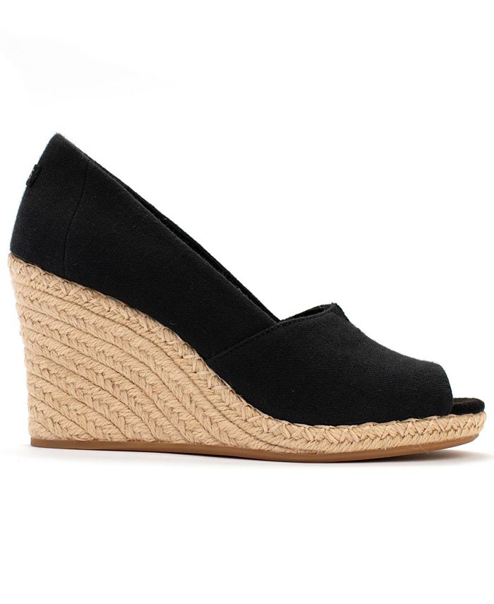 toms michelle espadrille wedge pump