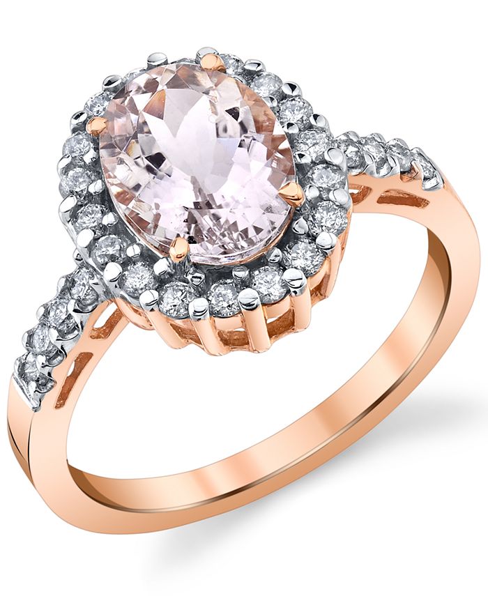 Macys morganite ring sale