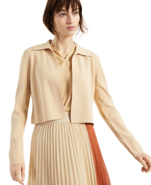 Alfani Cropped Collared Bolero Cardigan Sweater Created for Macy's