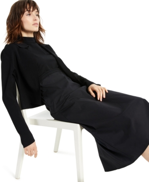 Alfani Cropped Collared Bolero Cardigan Sweater Created for Macy's
