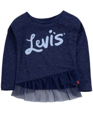 Levi's Toddler Girls Ruffled Tunic T-shirt
