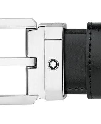 Men's Pin-Buckle Leather Belt