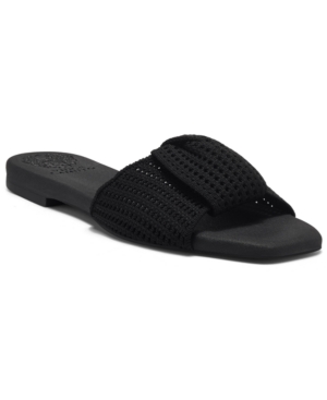 VINCE CAMUTO WOMEN'S SKYLINNA WASHABLE KNIT SLIDE SANDALS WOMEN'S SHOES