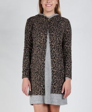Women's Cozy Single Button Hoodie Cardigan