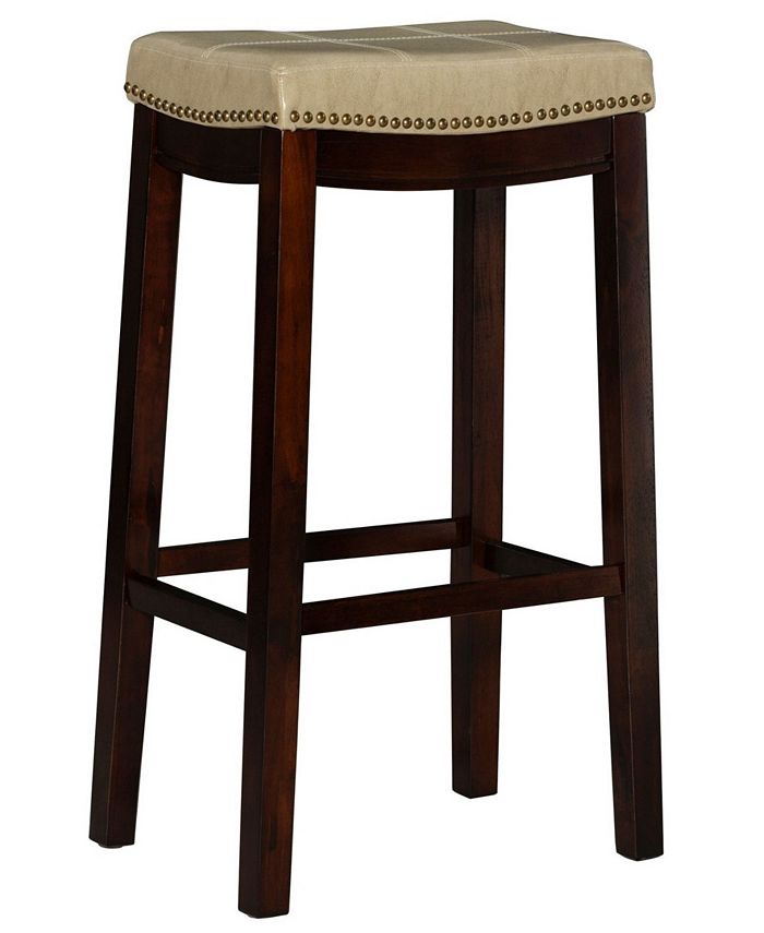 Linon Home Décor Rumsey 32" Backless Wood Bar Stool Macy's