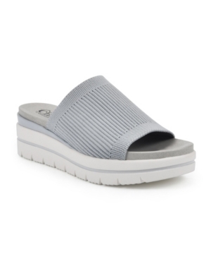 Cliffs by White Mountain Women's Typhoon Platform Wedge Slide Sandals Women's Shoes