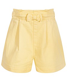 Baby Girls Denim Bow Shorts, Created for Macy's